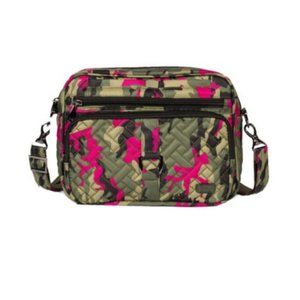 Lug Convertible RFID Crossbody Canera Purse Belt Bag Carousel Pink Camo